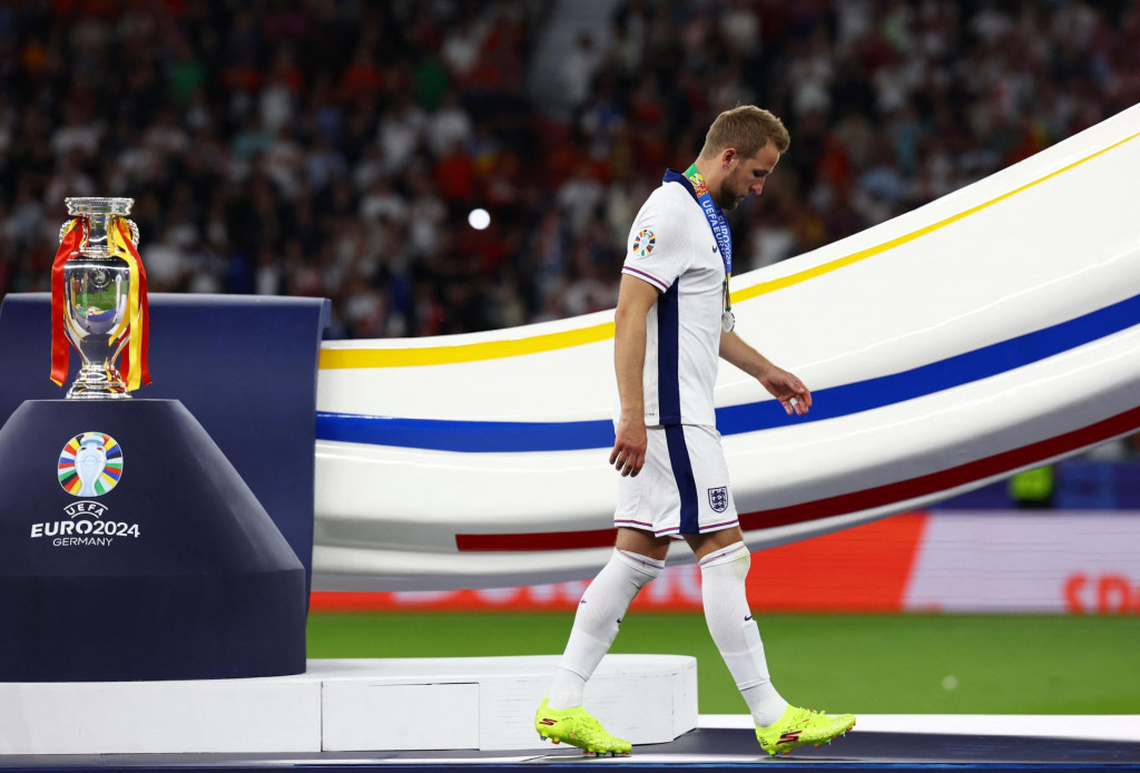 Harry Kane ostal opäť bez veľkej tímovej trofeje. FOTO: Reuters