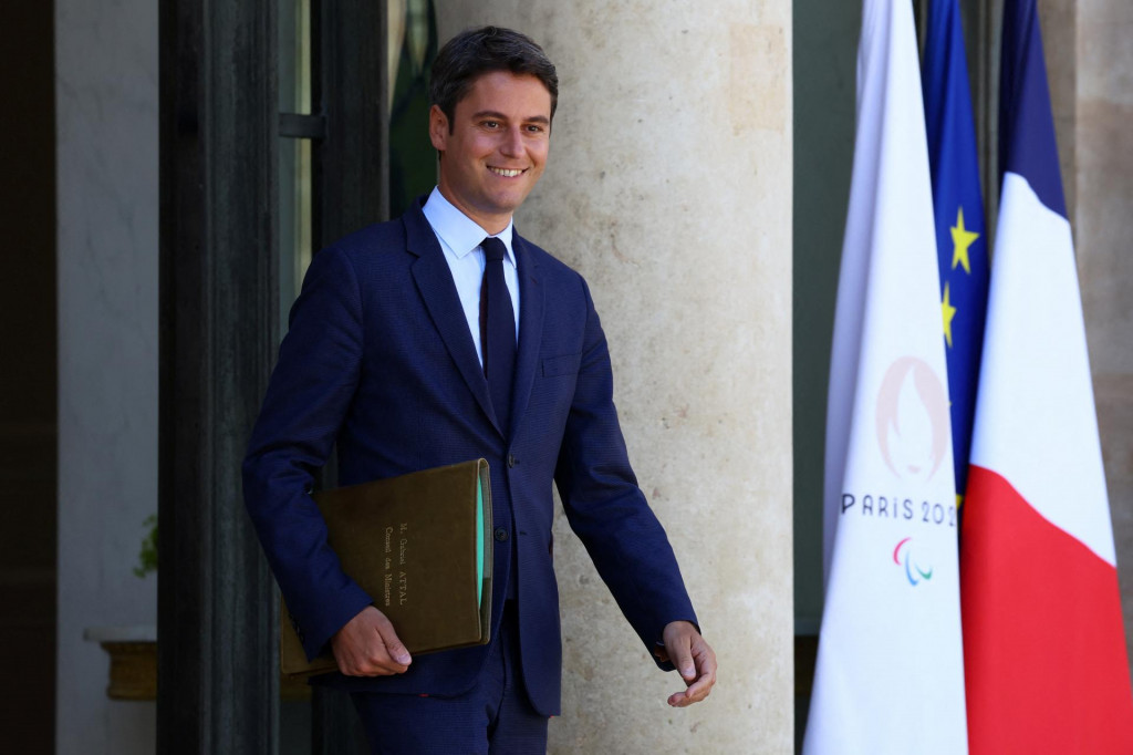 Francúzsky premiér Gabriel Attal. FOTO: REUTERS