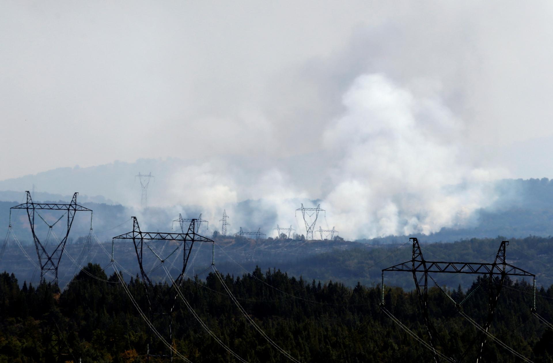 Hraničný priechod medzi Gréckom a Severným Macedónskom uzavreli pre požiare