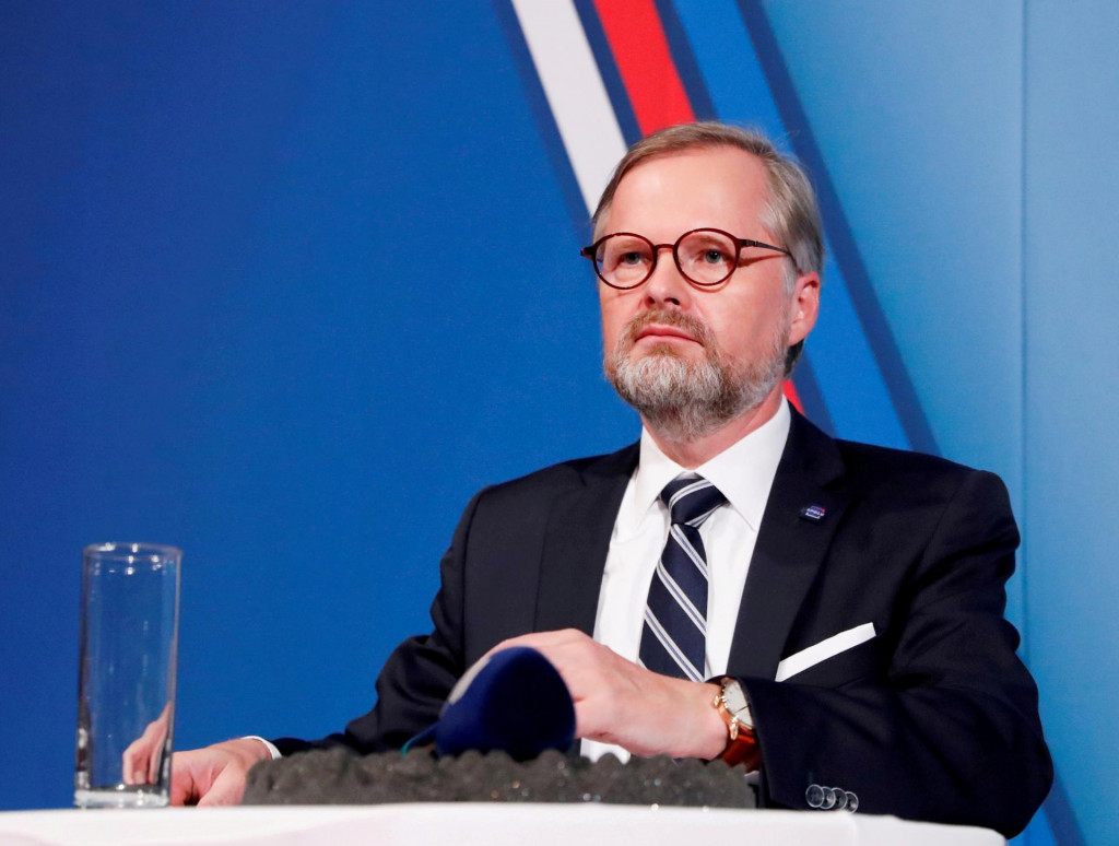 Český premiér Petr Fiala uviedol, že sa budú naraz stavať dva bloky v Dukovanoch a začne sa s vyjednávaním o stavbe ďalších dvoch blokov v Temelíne. FOTO: Reuters