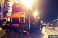 Nehoda vlaku na nábreží Dunaja. FOTO: Krajské riaditeľstvo PZ v Bratislave