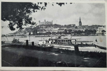 Pohľad na Dunaj v roku 1940.