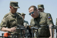 Niekdajší prezident a podpredseda ruskej Bezpečnostnej rady Dmitrij Medvedev. FOTO: Profimedia