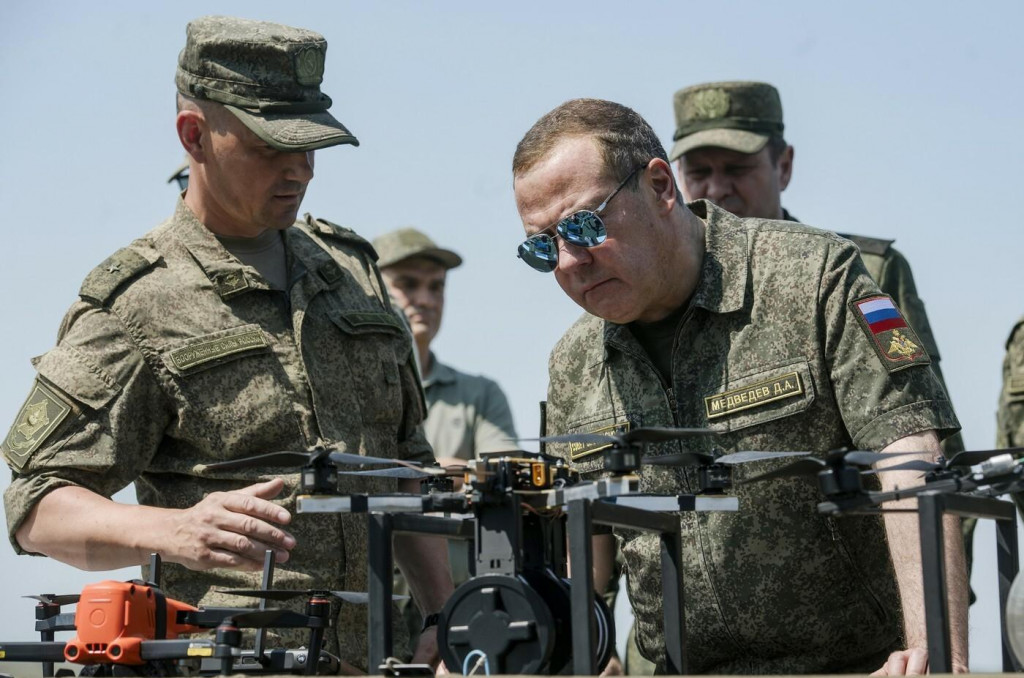 Niekdajší prezident a podpredseda ruskej Bezpečnostnej rady Dmitrij Medvedev. FOTO: Profimedia