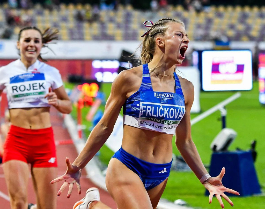 Laura Frličková sa stala historicky prvou slovenskou majsterkou Európy tejto vekovej kategórie. FOTO: atletika.sk/Ján Súkup