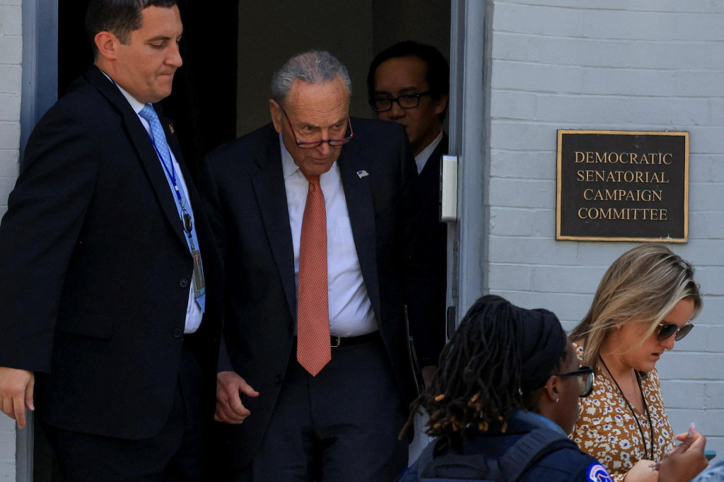 Šéf demokratov v americkom Senáte Chuck Schumer. FOTO: Reuters