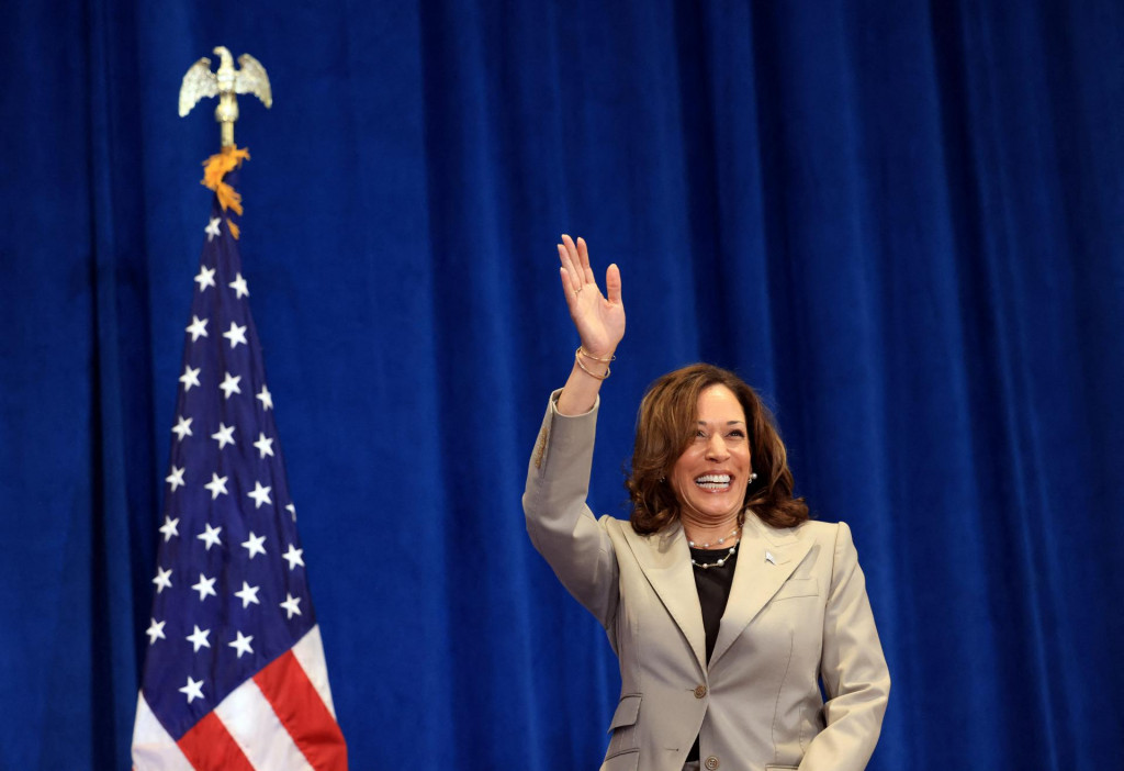 Viceprezidentka USA Kamala Harrisová. FOTO: Reuters