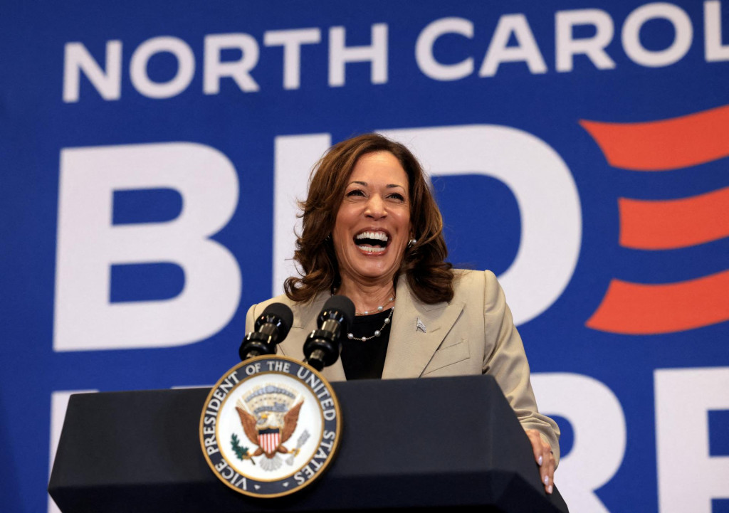 Viceprezidentka USA Kamala Harrisová. FOTO: Reuters