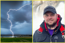 Fotograf Lukáš Gallo jazdí po južných Čechách a loví so svojím fotoaparátom búrky.