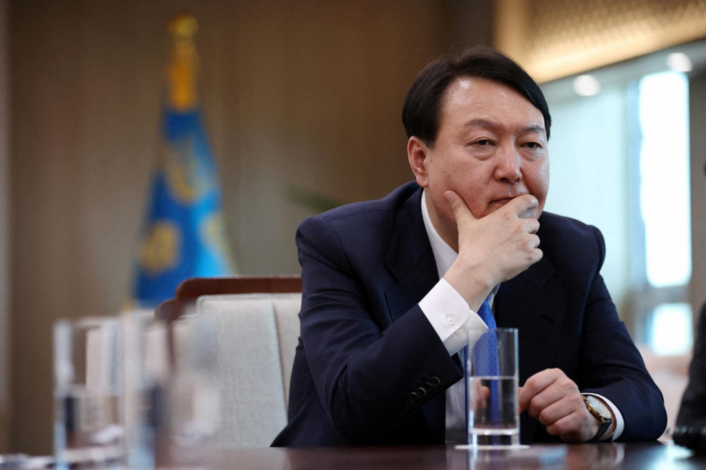 Na snímke juhokórejský prezident Jun Suk-jol. FOTO: Reuters