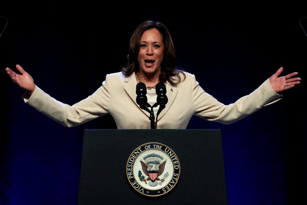 Americká viceprezidentka Kamala Harrisová. FOTO: REUTERS