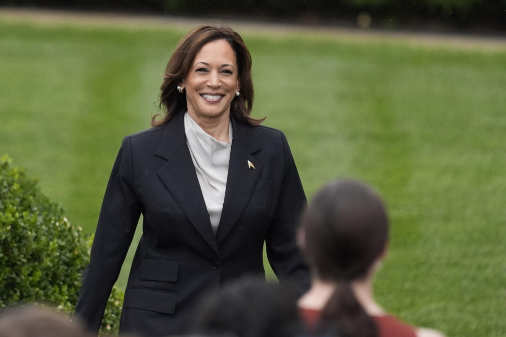 Americká viceprezidentka Kamala Harrisová. FOTO: TASR/AP