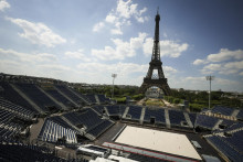 XXXIII. letné olympijské hry sa budú vo francúzskej metropole konať od 26. júla do 11. augusta 2024 s veľkým dôrazom na bezpečnosť. FOTO: TASR/AP/Thomas Padilla