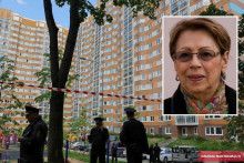 Ruská ekonómka Valentina Bondarenková zahynula po páde z okna svojho bytu FOTO: X/Jaanika Merilo