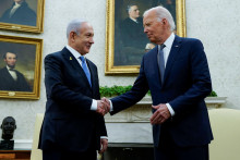 Joe Biden a Benjamin Netanjahu. FOTO: Reuters