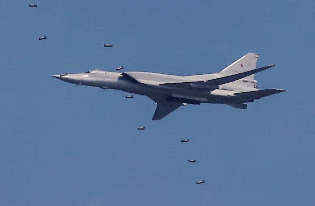 Nadzvukový strategický a námorný bombardér dlhého doletu Tu-22M3. FOTO: Reuters