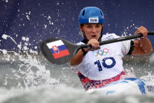 O prvý cenný kov pre Slovensko sa mohla v nedeľu podvečer postarať kajakárka Eliška Mintálová. FOTO: Reuters