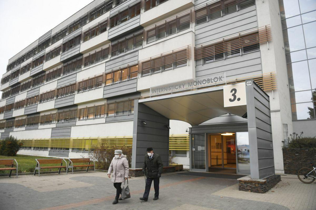 Fakultná nemocnica s poliklinikou J. A. Reimana v Prešove. FOTO: TASR/František Iván