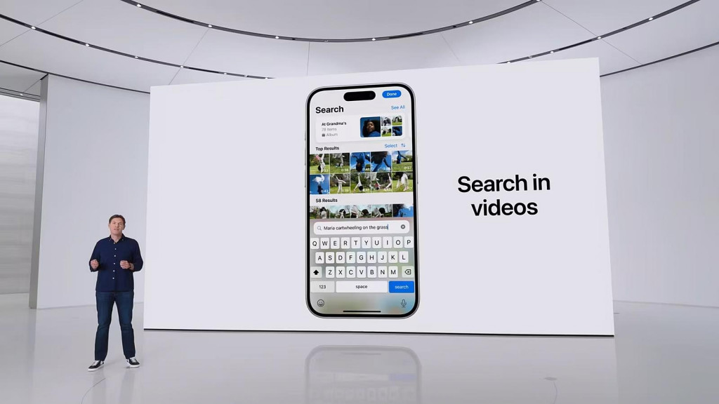 Apple vďaka AI umožní hľadať príslušnú sekvenciu vo videu FOTO: Apple