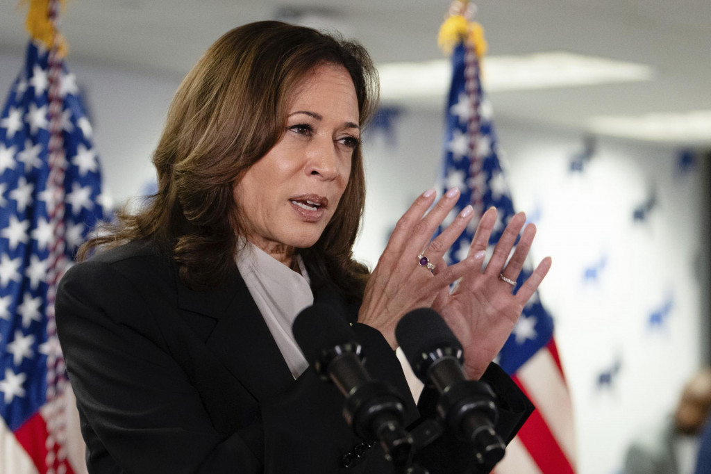 Americká viceprezidentka Kamala Harrisová. FOTO: TASR/AP