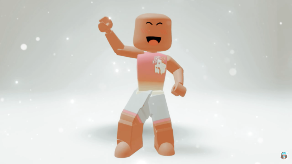 Avatar z Robloxu vyzerá viac ako lego panáčik.