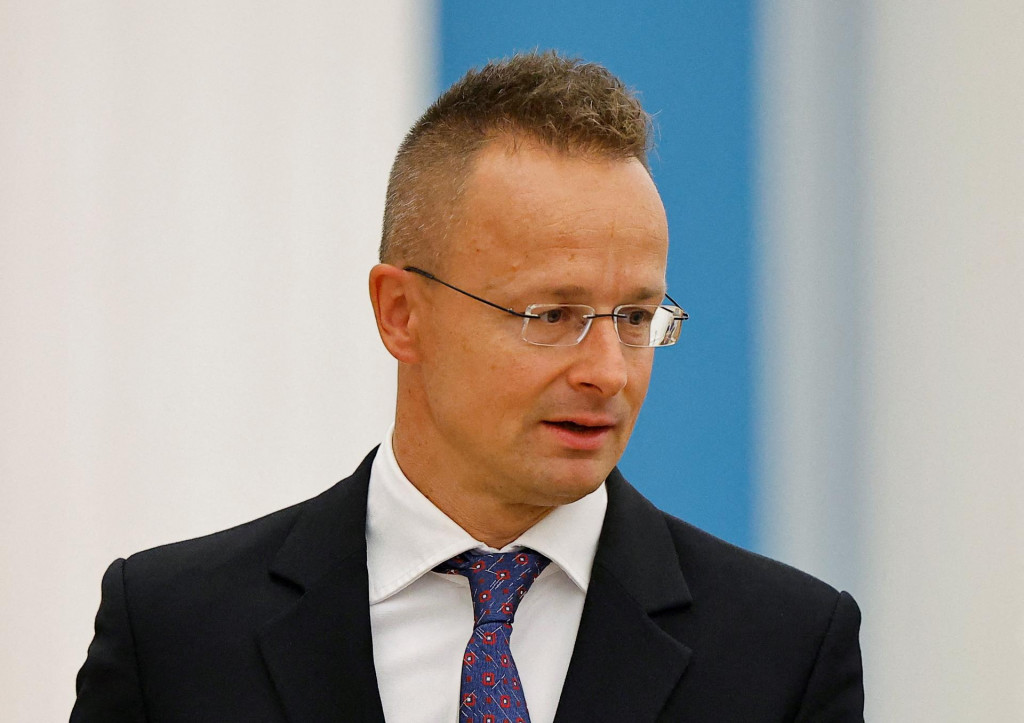 Maďarský minister zahraničných vecí Peter Szijjárto.FOTO: Reuters