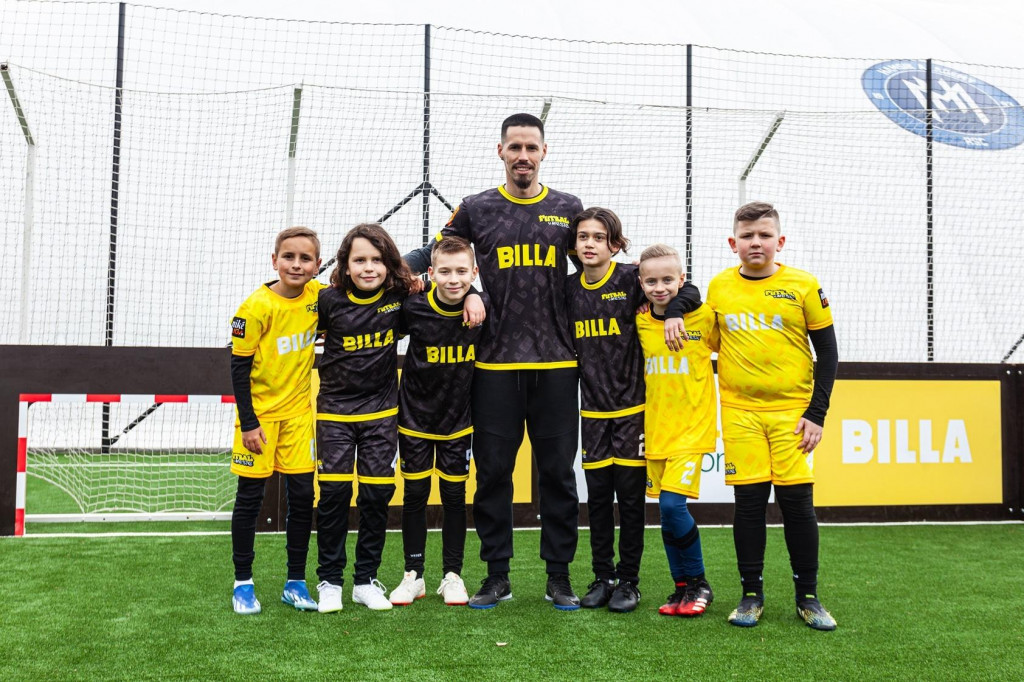 Billa sa podieľa na úspešnom detskom projekte Futbal v meste, ktorého ambasádorom je Marek Hamšík.