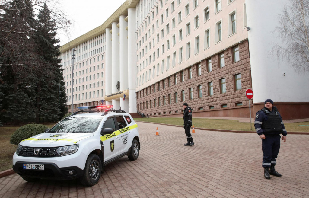 Moldavská polícia. FOTO: Reuters