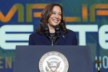 Americká viceprezidentka Kamala Harrisová. FOTO: TASR/AP