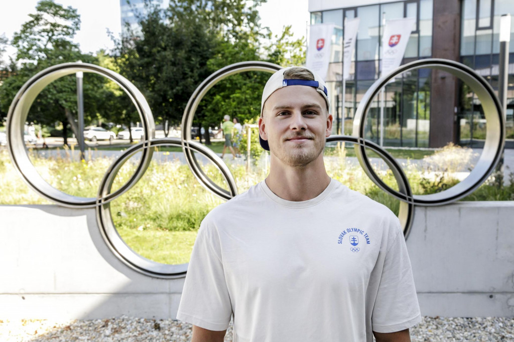 Slovenský reprezentant v plávaní Matej Duša. FOTO: TASR/Dano Veselský