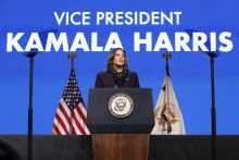 Americká viceprezidentka Kamala Harrisová. FOTO: TASR/AP