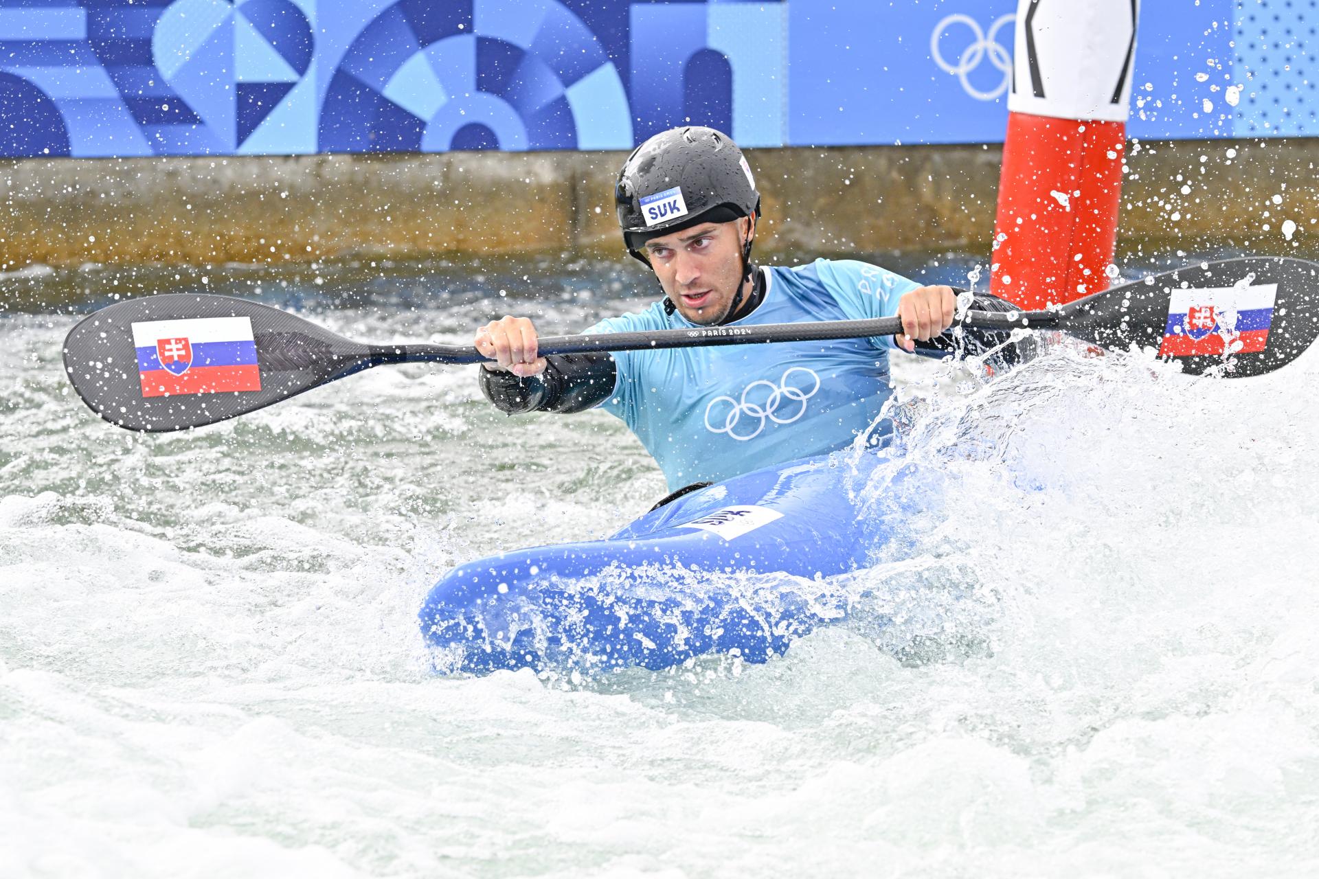 Grigar sa udržal v hre v kajak krose. Na olympiáde postúpil už do štvrťfinále