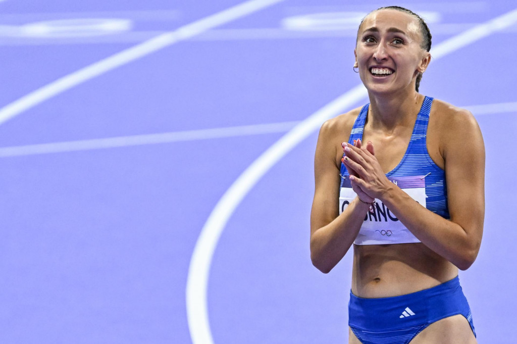 Slovenská atlétka Gabriela Gajanová po semifinále behu na 800 metrov. FOTO: TASR/Michal Svítok