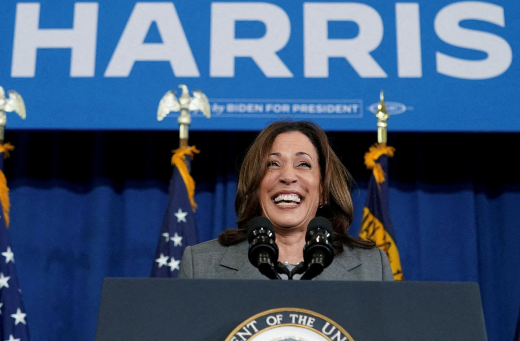 Americká viceprezidentka Kamala Harrisová. FOTO: Reuters