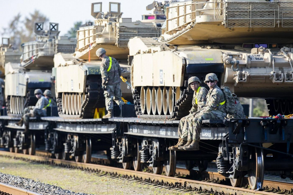 Železnica je kľúčová pre presun armád. FOTO: Profimedia