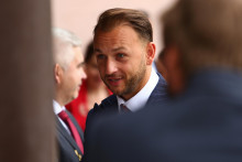 Minister vnútra a predseda Hlasu Matúš Šutaj Eštok. FOTO: TASR/Daniel Stehlík