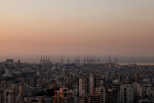 Beirut v Libanone. FOTO: Reuters