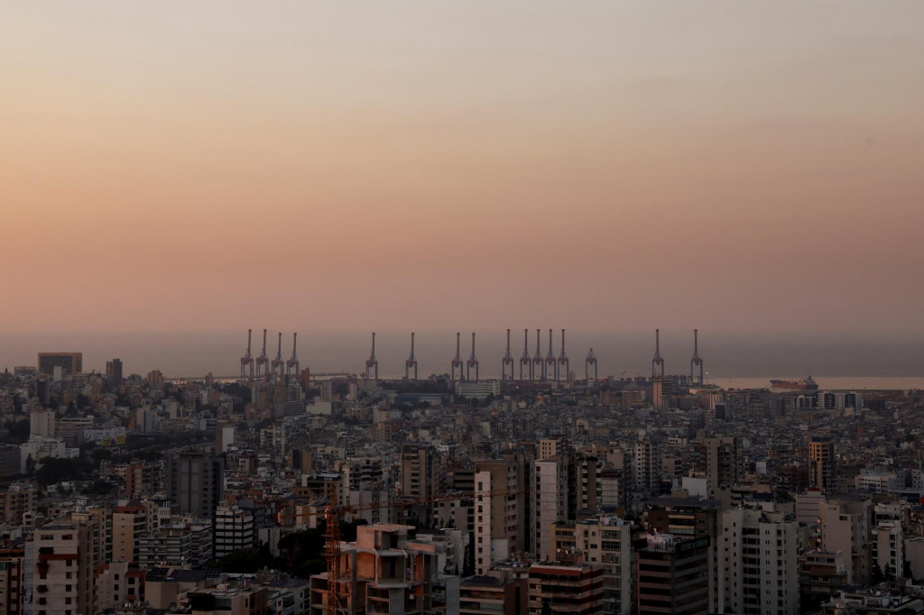 Beirut v Libanone. FOTO: Reuters