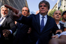 Vodca katalánskych separatistov Carles Puigdemont. FOTO: Reuters