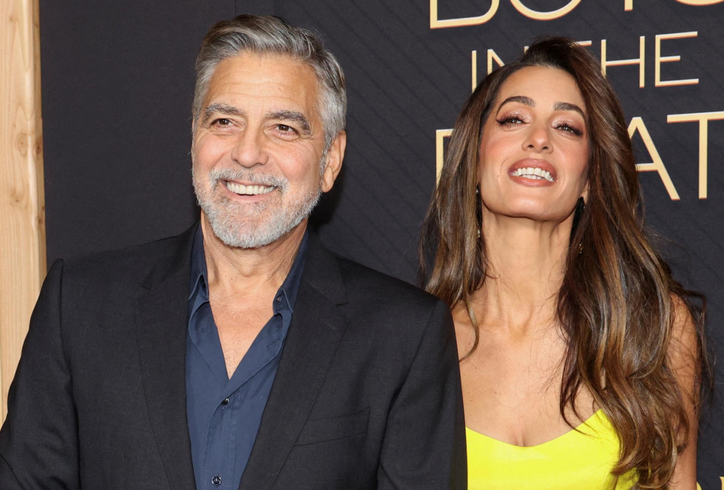 George Clooney s manželkou Amal Clooney.