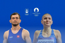 Vlajku SR na záverečnom ceremoniáli ponesú Tajmuraz Salkazanov a Viktória Forster. Zdroj: Facebook/Slovenský olympijský tím