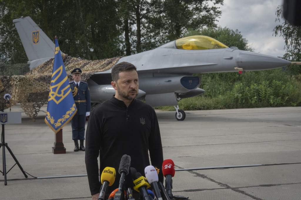 Ukrajinský prezident Volodymyr Zelenskyj. FOTO: TASR/AP