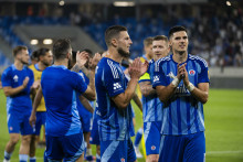 Futbalisti bratislavského Slovana chcú na Cypre spečatiť postup do play-off o skupinovú fázu Ligy majstrov. FOTO: TASR/J. Kotian