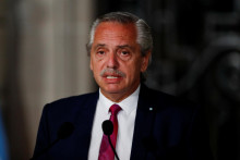 Argentínsky prezident Alberto Fernandez. FOTO: Reuters