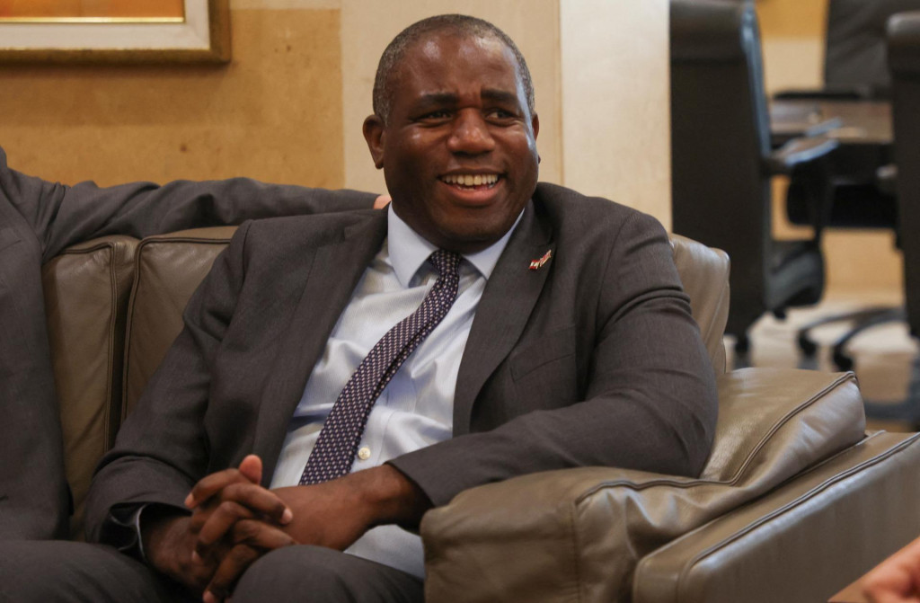 Britský minister zahraničných vecí David Lammy. FOTO: Reuters