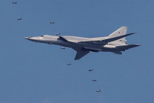 Nadzvukový strategický a námorný bombardér dlhého doletu Tu-22M3. FOTO: Reuters