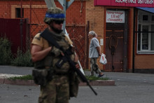 Ukrajinský vojak. FOTO: Reuters