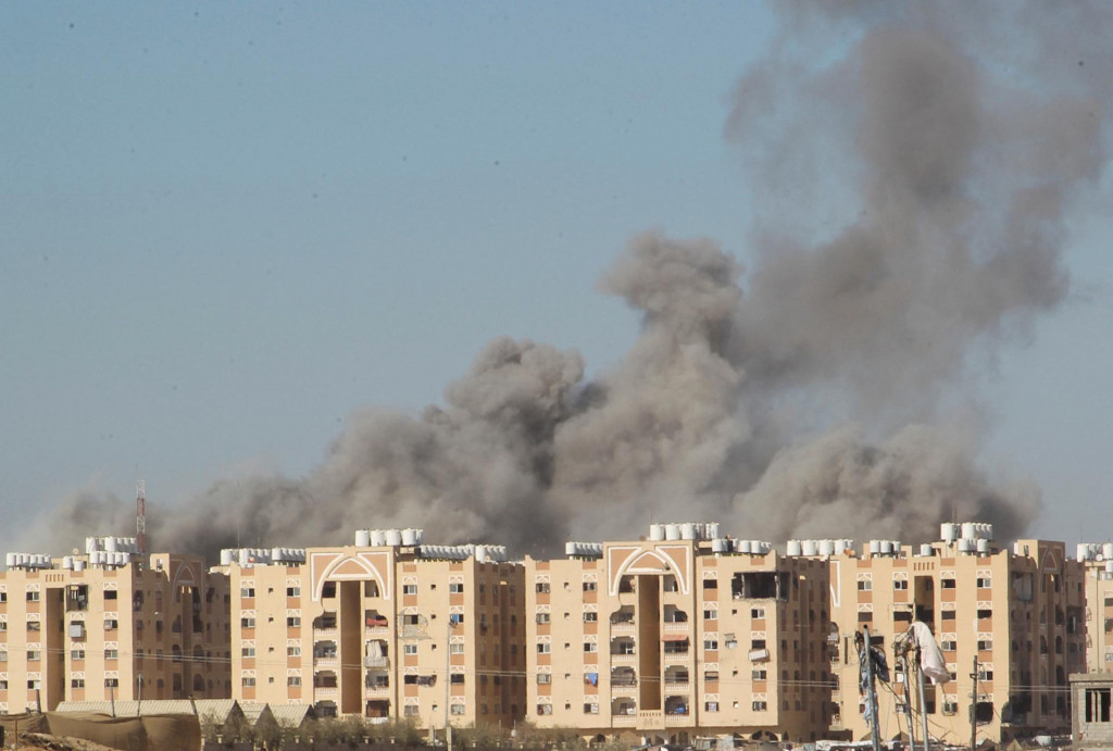 Izraelský útok na pásmo Gazy. FOTO: Reuters