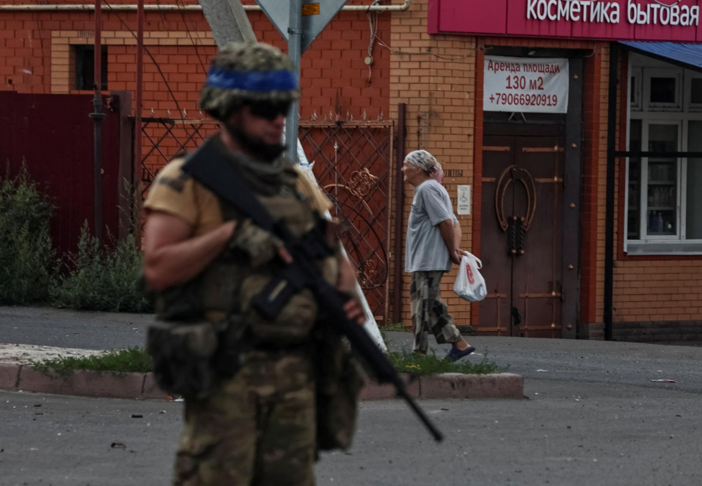 Ukrajinský vojak. FOTO: Reuters