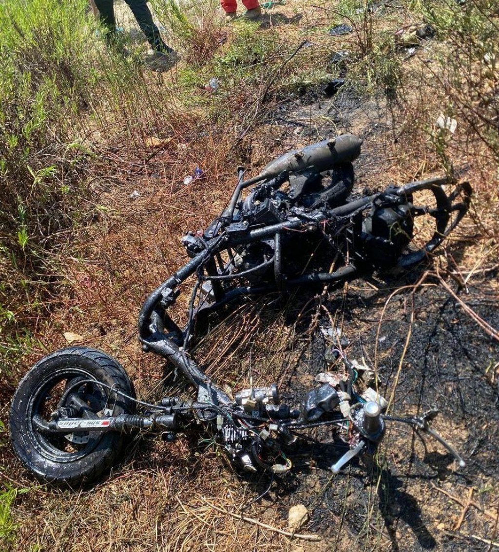 Kasab bol zasiahnutý pri jazde na motocykli blízko pobrežného mesta Súr. FOTO: X/Emanuel (Mannie) Fabian